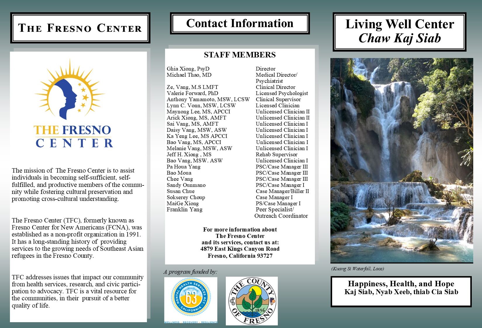 Mental Health - Waterfall Community Health Center